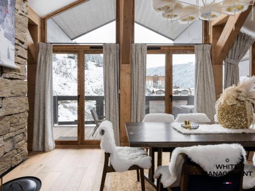 Résidence L'ourse Bleue - Penthouse intimiste avec sauna au cœur de Moriond MAE-5814