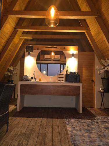 Kitchen, Cabana Tulumcito Pueblo in Santa Rita