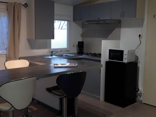 Mobil-Home avec Jacuzzi pour 4 personnes et Terrasse - API-1-52-465 in Sournia