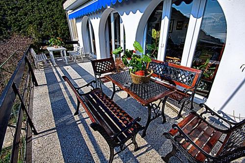 Balcony/terrace, Villa Blue Dreams in Dobra Voda