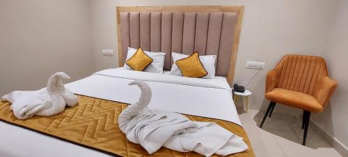 1 doppelbett oder 2 einzelbetten, deluxe, stadtblick