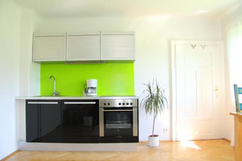 Kitchen, Reschbergerhof Appartements by Geierspichler in Anif