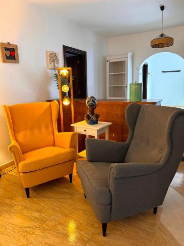 gedeelde lounge/tv-ruimte, NoPasaNada Tu casa en Lanzarote in Tinajo