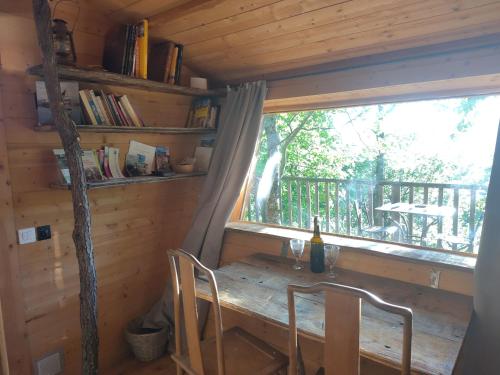 Szórakozási lehetőségek, Cabane de la Bannette - Magnifique cabane dans les arbres, vue panoramique in Thoard