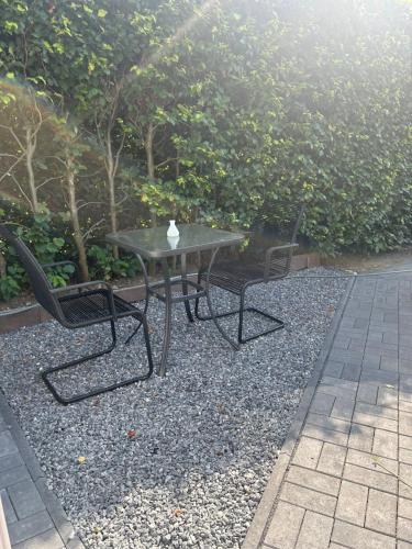 花園, Ferienwohnung mit Infrarotsauna in 科埃斯費爾德