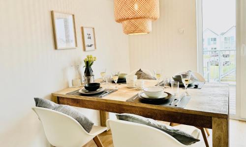 Facilities, Surfbude, Olpenitz - moderne Ferienwohnung in direkter Strandnahe mit eigenem Eingang, Sauna, Kamino in Olpenitz