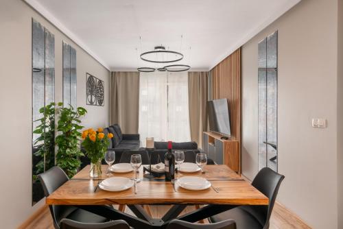 Jesionowe Apartamenty Ashwood Apartments Widok na Odrę 1,4 km od Rynku Parking Podziemny w Cenie Klimatyzacja Sauna w 1 Apt River Oder view 1,4 km Market Square Underground parking Balcony Air conditioning, Breslau (Foto 4)