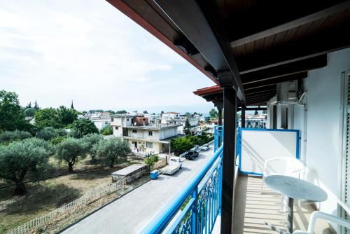 Erkély/terasz, Hotel Dellis in Kamena Vourla