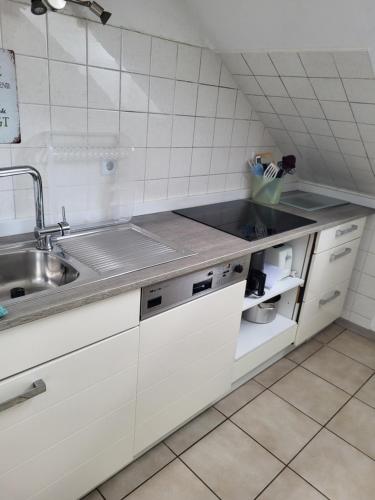 Konyha, Appartement Ferienwohnung in Hovelhof