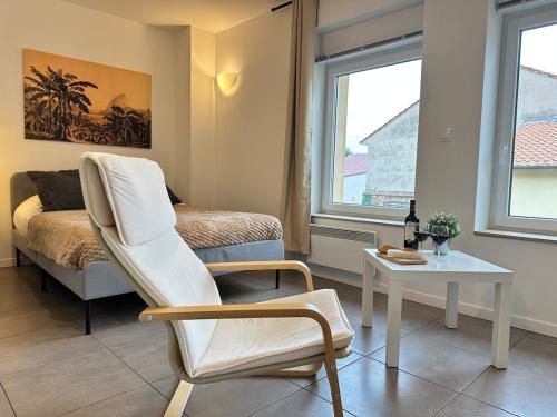 M 104 studio Palm Nest cosy et calme proche Metz in 瓦皮