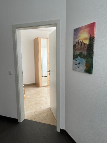 Über den Dächern Ebnats in Aalen, Deutschland