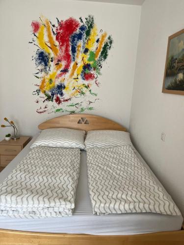 Über den Dächern Ebnats in Aalen, Deutschland