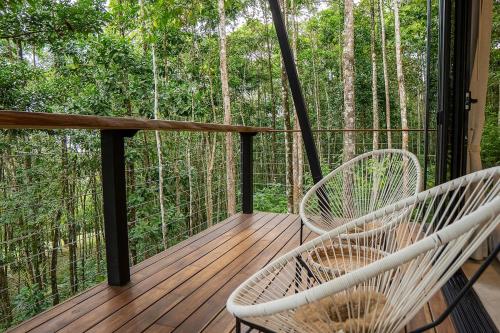 Dārzs, Pandanus Lodge & Retreats Bungalow Gingiber in Muelle San Carlos