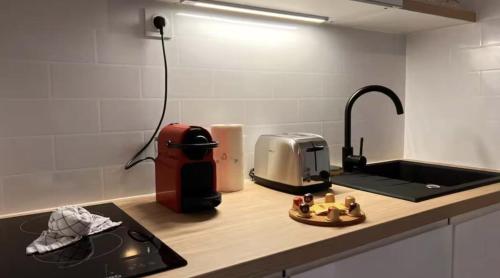 кухня, Le Repaire Calme Central Cosy in Le Creusot