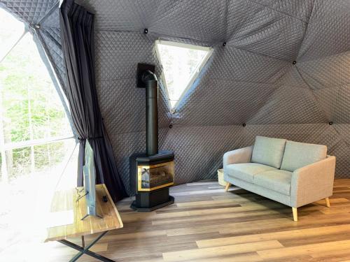 L'Évasion - Dôme en nature (L'Evasion - Dome en nature) in St Zenon (QC)