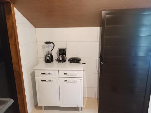 virtuve, Kitnet aconchegante pertinho do centro in Santa Maria Madalena