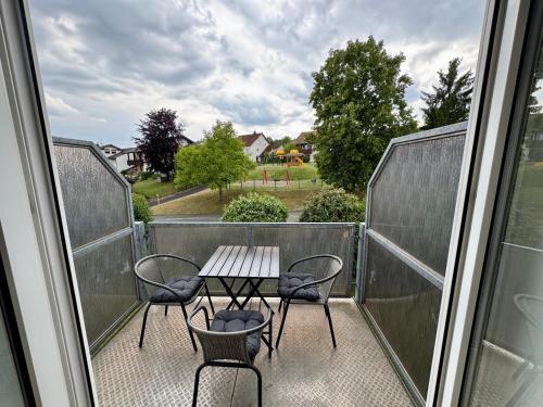 Erkély/terasz, Bergjuwel mit Ruhe & Komfort - M20 - Frankenwald Apartments in Stadtsteinach