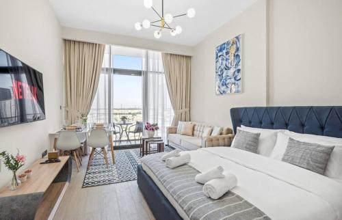 Azizi Riviera , Meydan, Dubai Burj Khalifa view in Nad Al Sheba