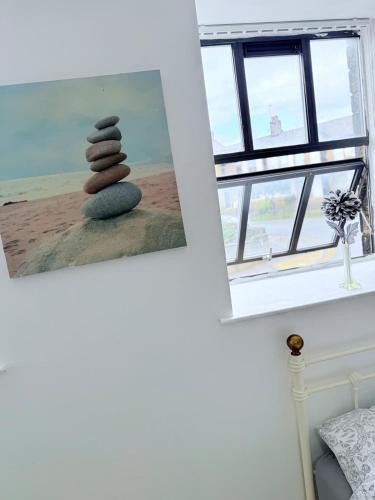 White Rose Double Bed Apartment in City