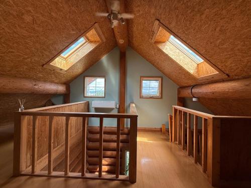 Private Log villa 星空を独占するログハウス新千歳空港35分 自然に癒される貸別荘 in Naganuma
