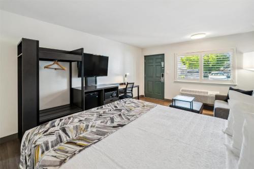 1 king bed, 1 sofa bed