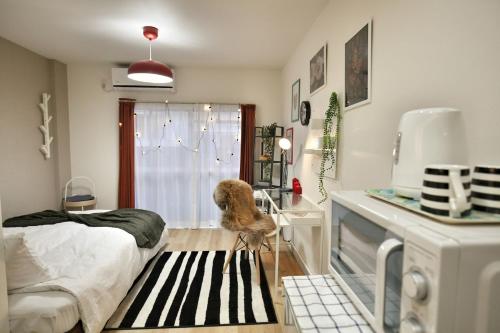 BRT102, Apartment 102 for 2 people, direct access to Shinjuku and Shibuya on the Yamanote Line, convenient transportation, fully equipped