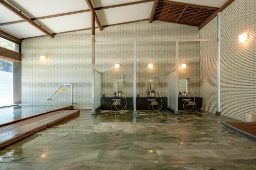 Hot spring bath, Southern Cross Resort in Ito