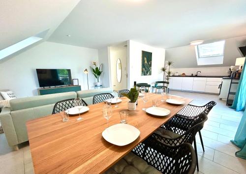 設施, Grand Suite - Perfekt für 6! Parken Flughafen (Grand Suite - Perfekt fur 6! Parken Flughafen) in 法倫茨豪森