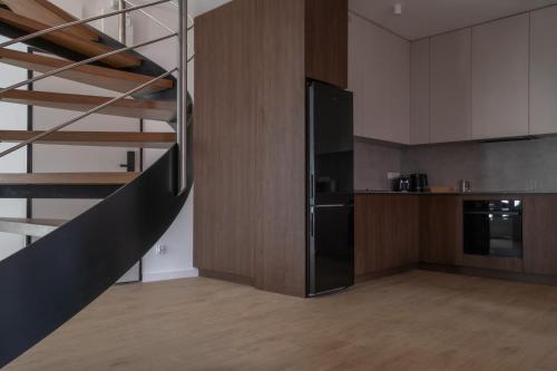 廚房, Granaria Chmielna 110 by Alqueen Apartments in 谷倉島