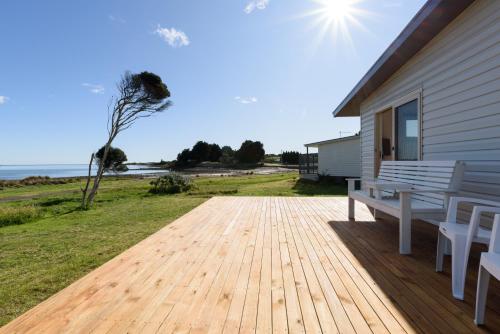 Waterfront Home with a View and Deck in Low Head