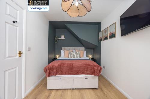 4 Cozy Double Bedroom House By Homebird Property Management Short Lets & Serviced Accommodation Leeds With Private Parking & Free WiFi, Leeds (fotografie 5)