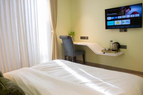1 double bed