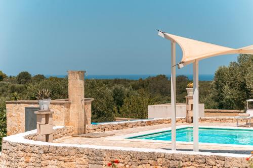 HelloAPULIA - Trulli di Leo - Private Pool, Sea View and Pet-Friendly Garden