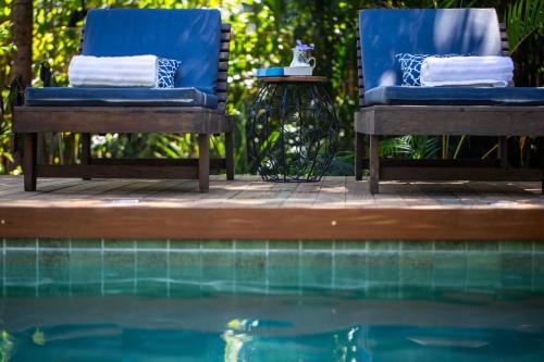 Peldbaseins, Aqualtune Pousada in Marava (Bahia)