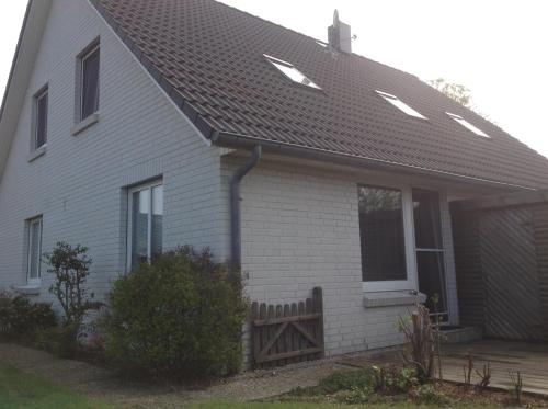 Terraza/balcón, Ferienwohnung Bebensee in Fruerlund