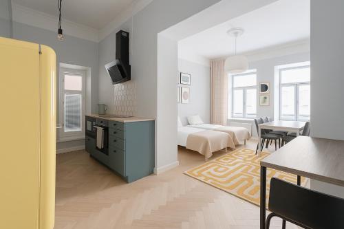 Spacious Flat in Historical Building in Central Area, Helsinky