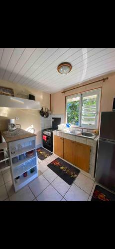 Konyha, Bungalow Vaihere in Piha'ena