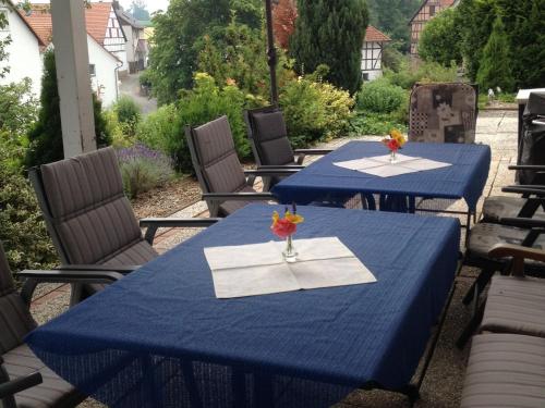 Balkons/terase, Ferienhaus in Homberg bei Wassmuthshausen in Homberg (Efze)