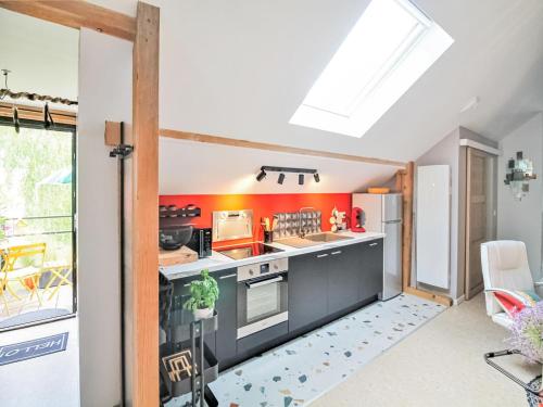 кухня, Premium apartment in Saint-Quirin with garden in Saint-Quirin
