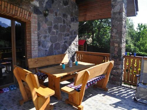 Balkons/terase, Large holiday villa in the countryside in Grąbczyn