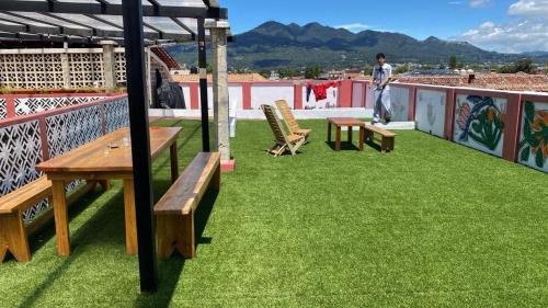 Balcony/terrace, Che San Cristobal de las Casas Hostel in San Cristobal De Las Casas