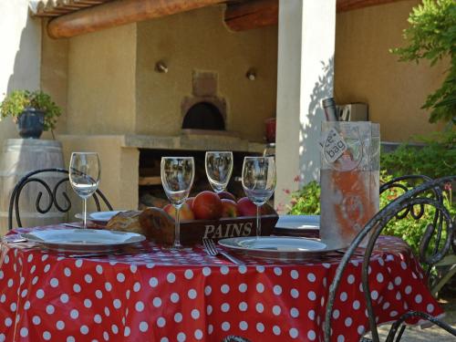 Balkon/terasa, Farmhouse in Carpentras with Pool in Les Lones