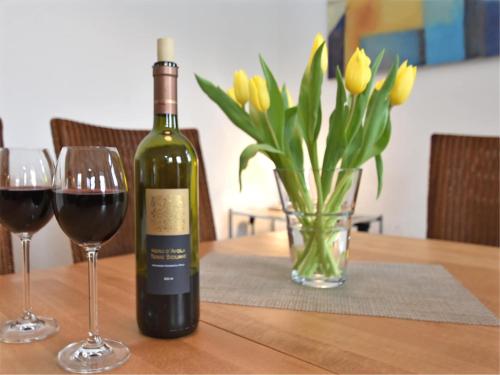virtuve, Sunny Escape in Borstendorf in Borstendorf