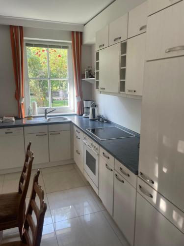 廚房, Ferienwohnung Dilling in 拉德貝跟