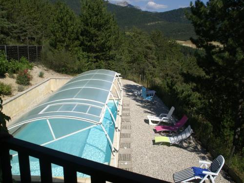 Peldbaseins, Mountain View Retreat, Diois in Marignac-En-Diois