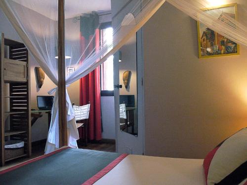 1 double bed