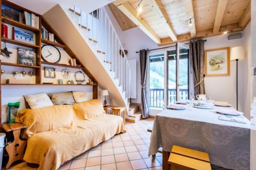 Résidence L'adret - 3 pièces mezzanine 7 personnes exposé Sud MAE-1131 - Location saisonnière - Valloire