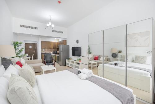 StayShort - Peaceful Studio in Botanica JVC - Perfect for Three, Dubaj (fotografie 9)