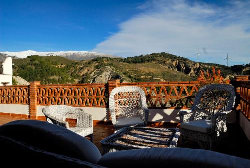 Erkély/terasz, Casa Icas in Villamena