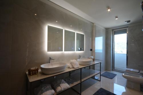 Fürdőszoba, Hotel Baia Flaminia in Pesaro Városközpont